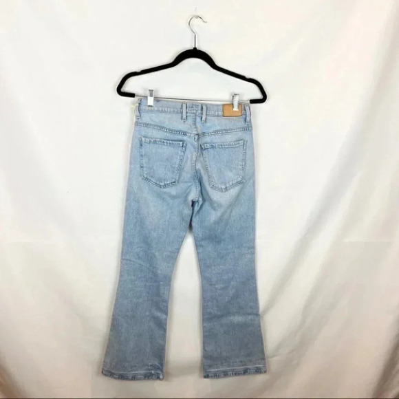 NWT Citizens of Humanity Demy Cropped High Rise Kick Flare Jeans Light Wash - Picture 14 of 15